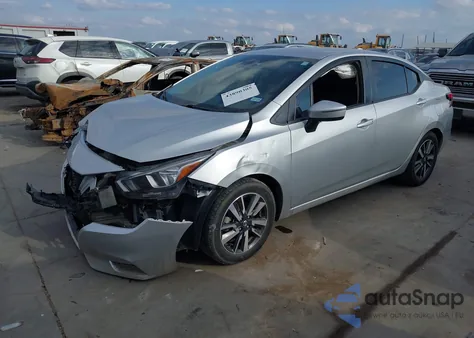 2021 Nissan Versa Sv Xtronic Cvt from USA, damaged, VIN 3N1CN8EV5ML871960